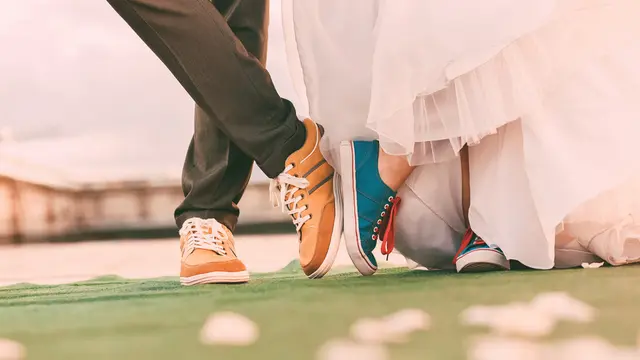 Wear Sneakers at the Wedding