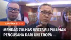 Menteri Perdagangan Zulkifli Hasan menerima delegasi Uni Eropa dan ASEAN Business Council. Sebanyak 53 orang delegasi dari berbagai perusahaan terkemuka dunia meminta Mendag untuk jadi jembatan antara Pemerintah dengan Uni Eropa.