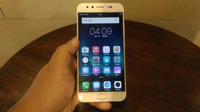 Foto Vivo V5 Plus. (Liputan6.com/ Agustinus Mario Damar)