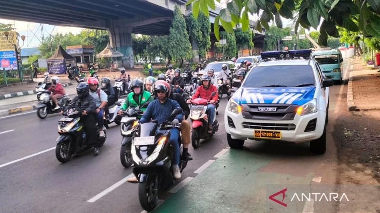 Ratusan Pelanggar Lalu Lintas Terjaring Operasi Zebra Jaktim, Mayoritas Melawan Arus