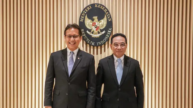 Wakil Menteri Kesehatan, dr. Benjamin Paulus Octavianus dan Menteri Kesehatan RI, Budi Gunadi Sadikin (Foto: Biro Komunikasi dan Informasi Publik Kemenkes RI / Ammar Faris Zhafir)
