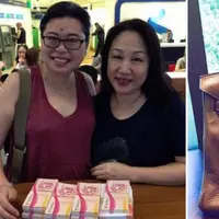 Wanita ini rela menukarkan tas Hesmes miliknyaa yang mahal dengan kupon makan. (Sumber Foto: NextShark)