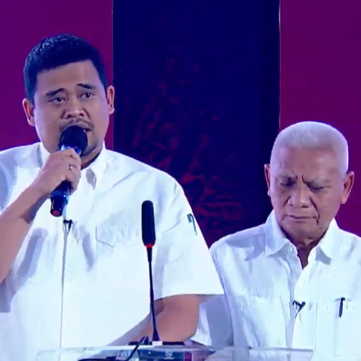 Pasangan Bobby-Surya di debat pilkada Sumut