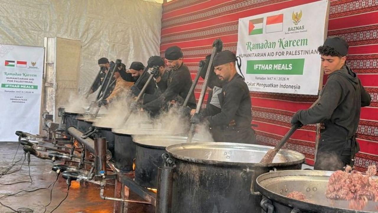 Baznas Kirim 1.314 Paket Buka Puasa untuk Warga Gaza, Wujud Solidaritas Indonesia