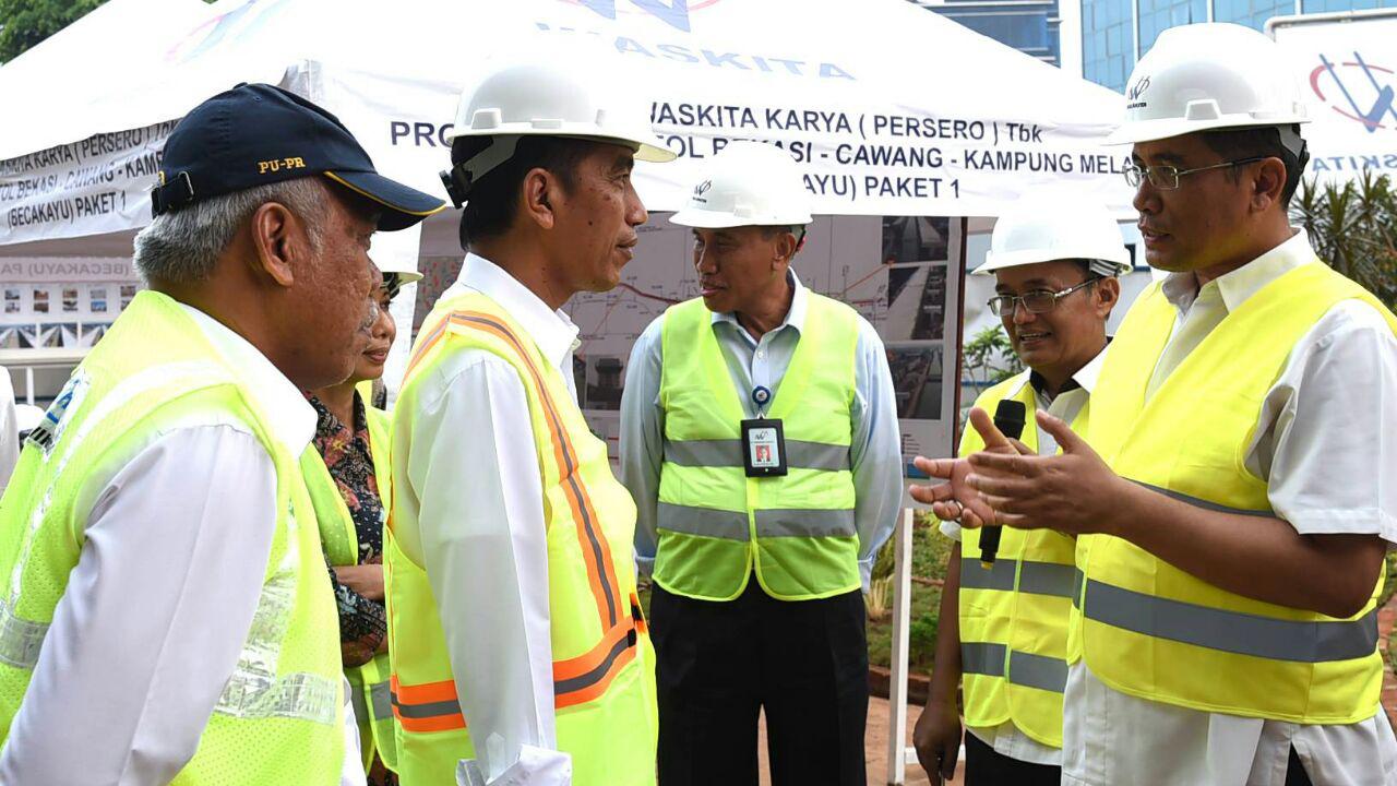 Jokowi tinjau Tol Becakayu
