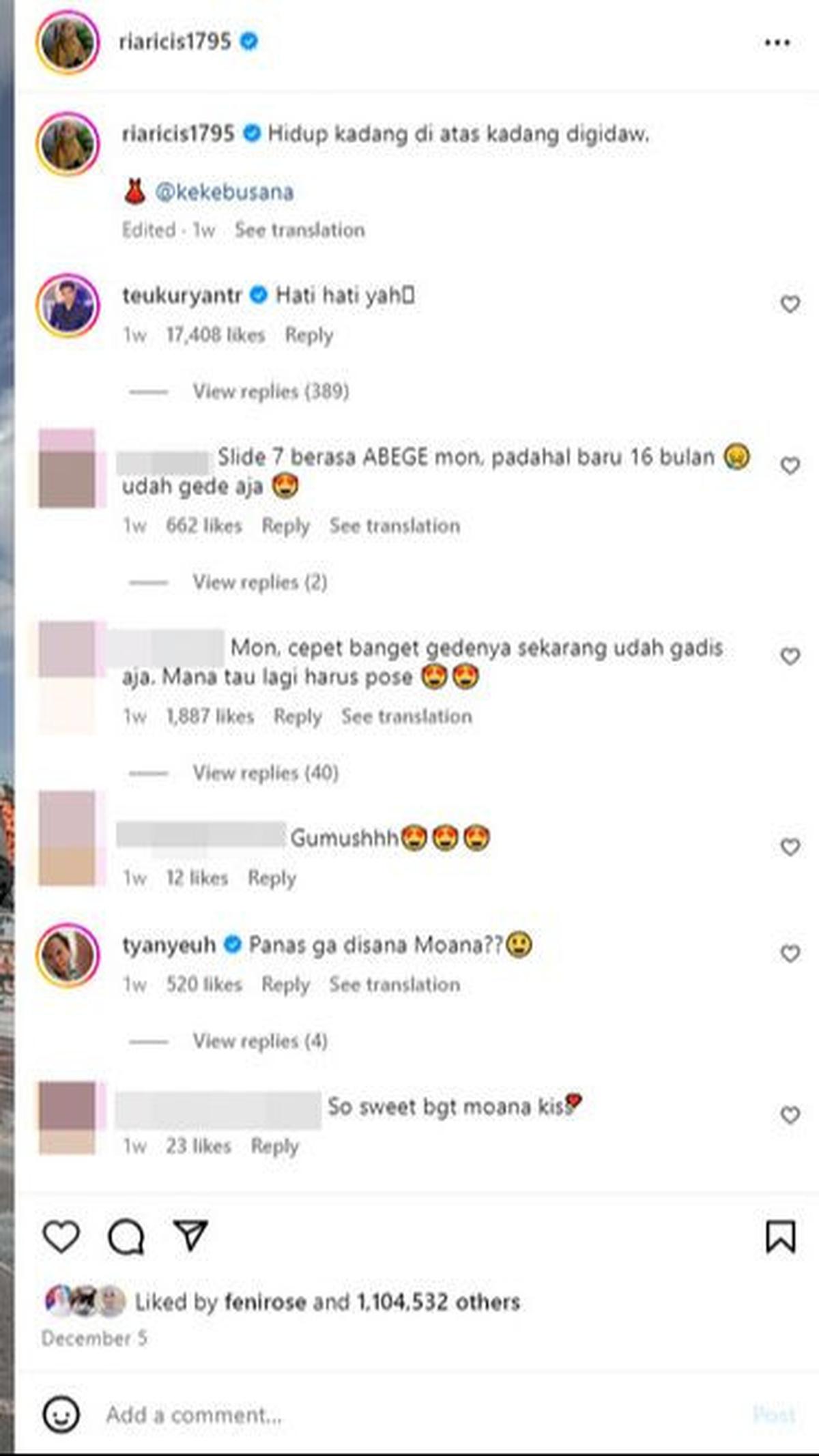 Postingan Teuku Ryan