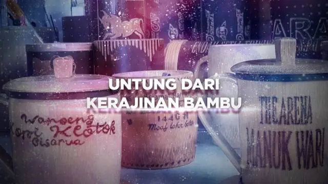 Pancoko memanfaatkan bambu dan menyulapnya menjadi beragam kerajinan. Seperti gantungan kunci yang kecil, perlatan makan dari bambu dan lukisan. Usahanya mulai menghasilkan dan menyerap banyak tenaga kerja.