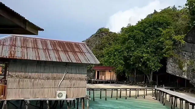 Ilustrasi homestay di Raja Ampat. (Dok: IG @sadamm.jpg)