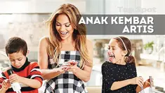 Kelahiran anak kembar menambah kebahagiaan dalam keluarga para selebritas ini.