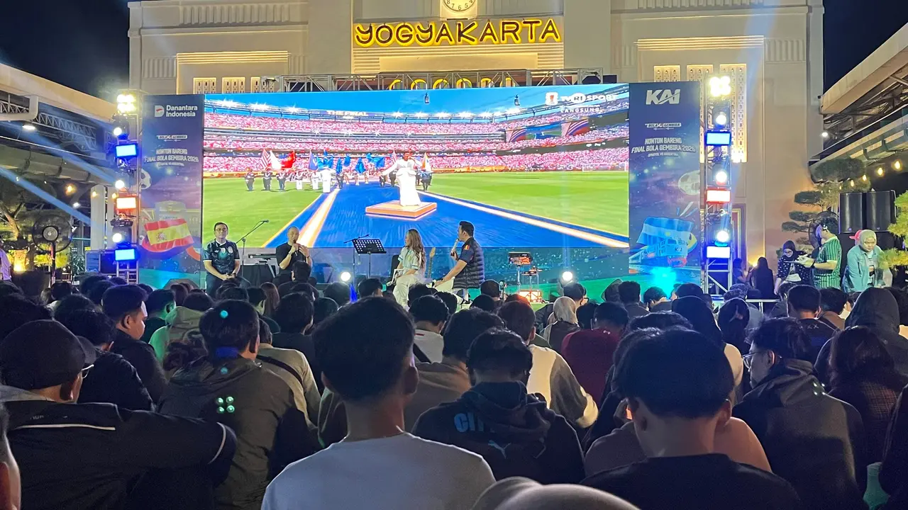 Digelar di Stasiun Yogyakarta, Nobar Final Piala Dunia 2026 Hadirkan Pengalaman Berbeda bagi Penonton