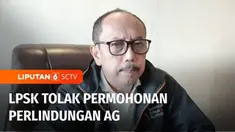 LPSK menolak permohonan perlindungan terhadap AG, anak yang berkonflik dengan hukum, terkait kasus penganiayaan David Ozora. LPSK merekomendasikan AG mendapat pendampingan dari pihak lain, untuk tetap menjamin haknya dalam hukum.