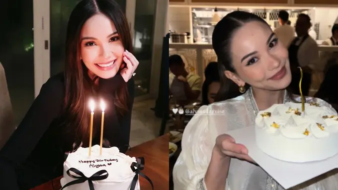 Gaya Kontras Alyssa Daguise Rayakan Ulang Tahun ke-27, dari Dress Hitam Jadi Modest Wear Putih