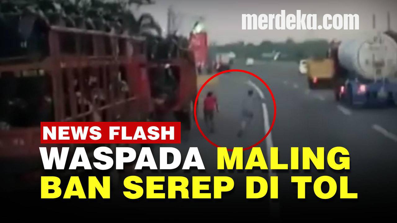 VIDEO: Solidaritas Sopir Truk Gagalkan Aksi Maling Ban, Komplotan Pelaku Kocar-kacir