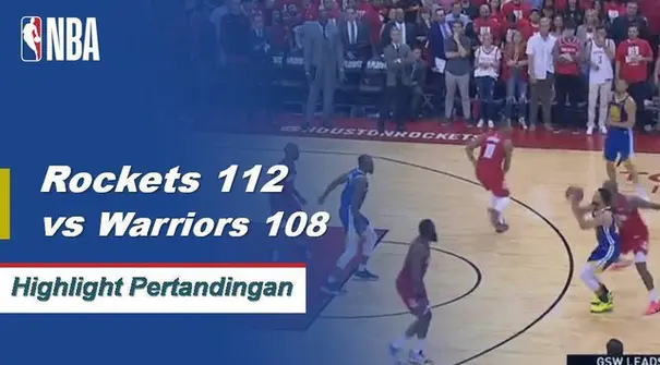 James Harden membukukan 38 poin dan meraih 8 rebound untuk membawa Houston Rockets menang atas Golden State Warriors di Game 4.