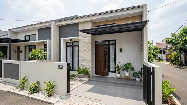 Kanopi Datar Minimalis
