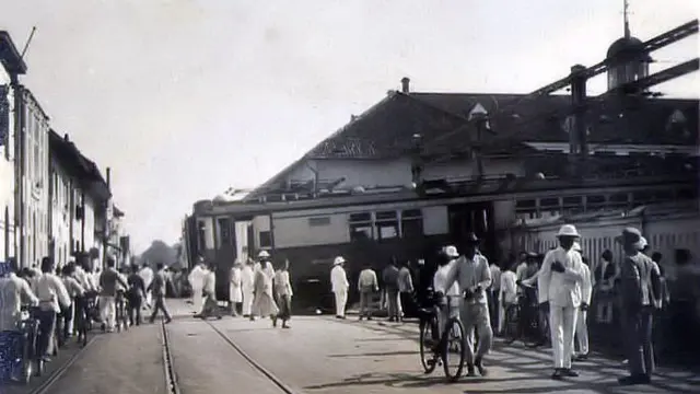 Jalur kereta di masa Hindia-Belanda