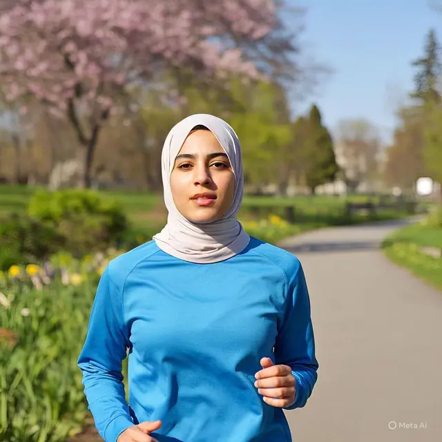 Outfit Jogging Wanita Hijab Simple