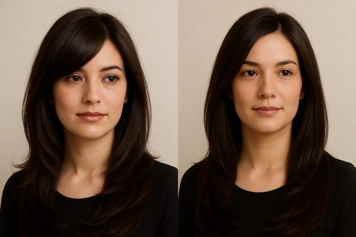 Model Rambut Layer Panjang untuk Ibu Muda