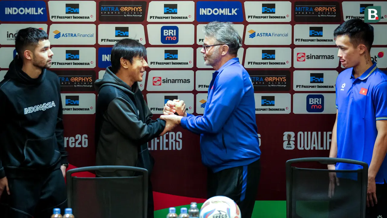 Konferensi Pers Jelang Laga Kualifikasi Piala Dunia 2026 antara Timnas Indonesia Vs Vietnam