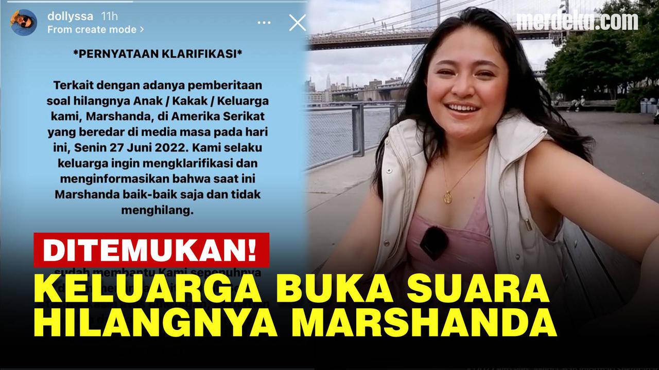 VIDEO: Marshanda Ditemukan, Begini Penjelasan Resmi Keluarga Tepis Kabar Hilang
