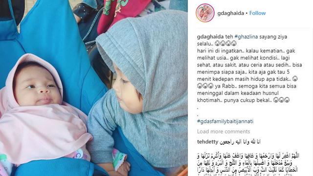 Kabar Duka, Cucu Aa Gym Meninggal Dunia secara Mendadak 