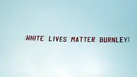 Manchester City Gilas Burnley, Pesawat White Lives Matter Melintas di Etihad