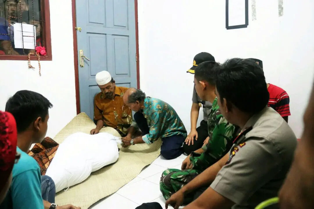 Serda Musaini menjadi korban pembunuhan oleh terduga anggota geng motor brutal di Pos Babinsa Kateman, Kabupaten Indragiri Hilir, Riau. (Liputan6.com/M Syukur)