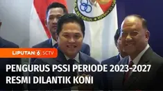 Komite Olahraga Nasional Indonesia melantik pengurus Persatuan Sepak Bola Seluruh Indonesia, PSSI masa bakti 2023 - 2027 , yang dipimpin Erick Thohir sebagai ketua umum, Jumat malam. PSSI siap mengubah tradisi dan bertransformasi guna membangun funda...