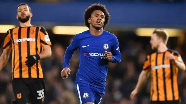 Winger Chelsea, Willian.