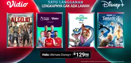 Disney+ dan Vidio umumkan kolaborasi steaming pertama. (Vidio)