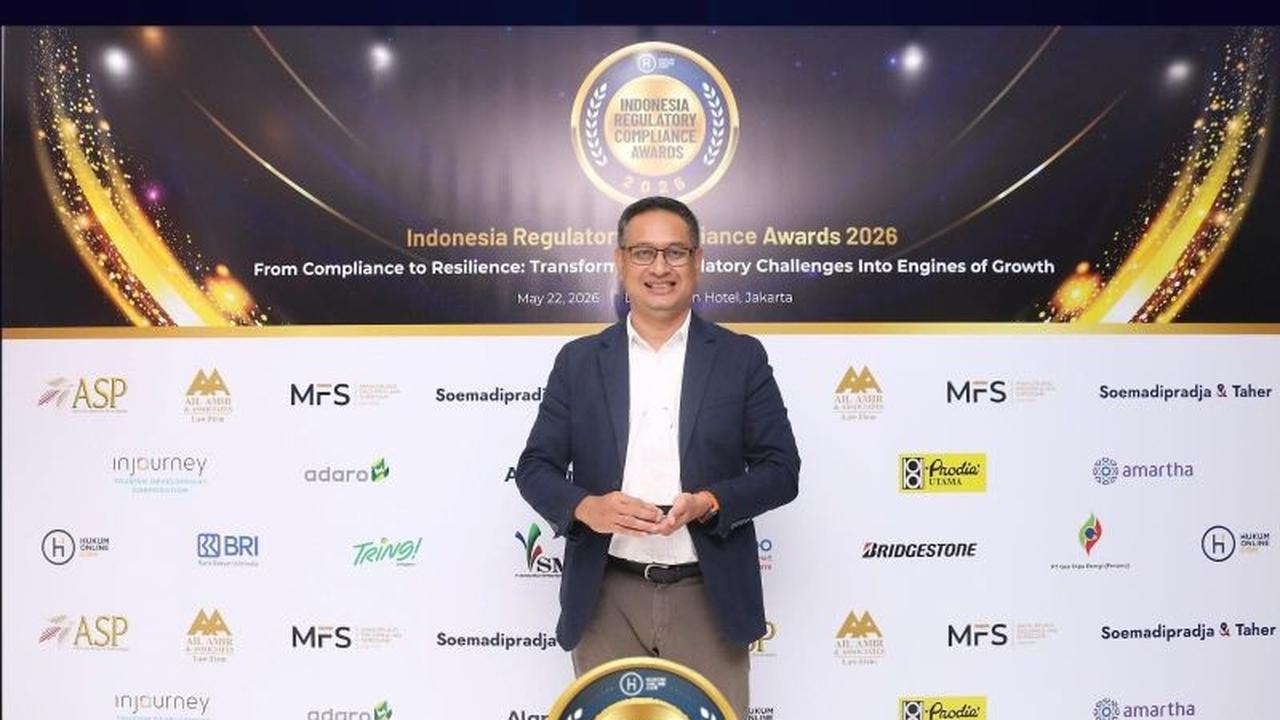 Direktur Keuangan LKBN Antara Raih Penghargaan Pemimpin Inspiratif Kepatuhan Regulasi 2026