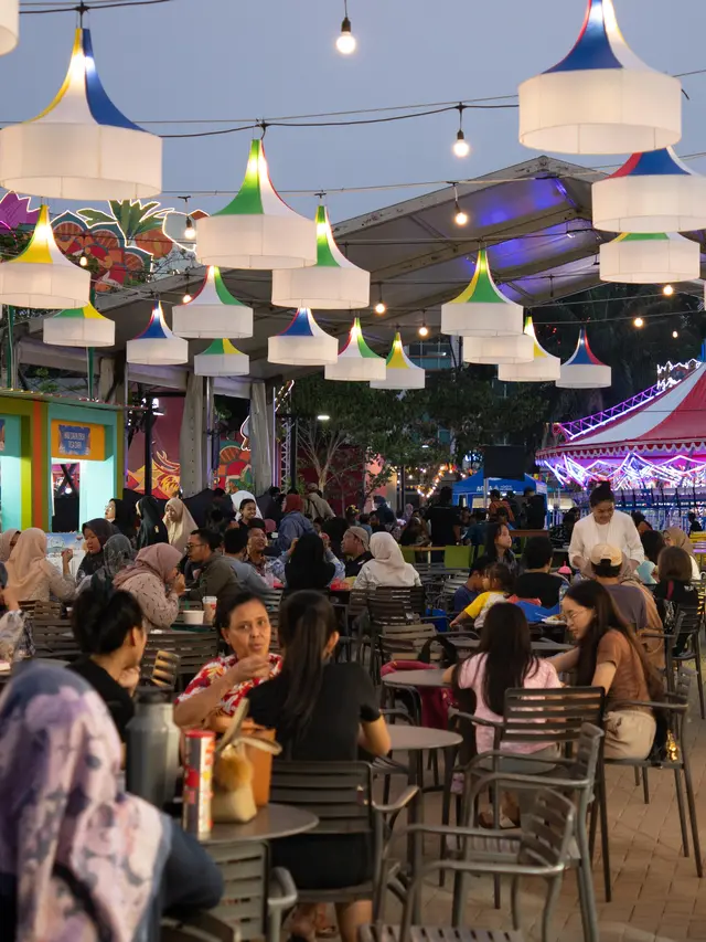 Pasar Senggol 2025, Ajak Pengunjung Berkeliling Jalur Sutra untuk Kulineran hingga Naik Bianglala