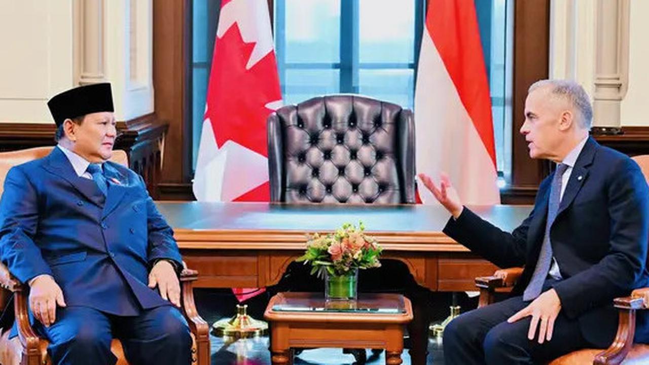 VIDEO: Canda Prabowo Mau jadi Polisi Berkuda Kanada Bikik PM Carney Tertawa
