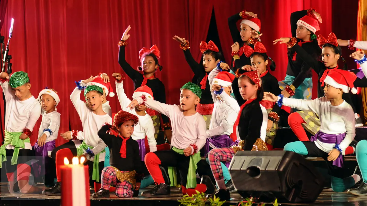 Perayaan natal di Jakarta