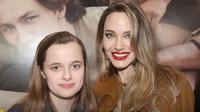 Angelina Jolie dan Vivienne Jolie-Pitt. (dok. Screenshoot Youtube Entertainment Tonight)