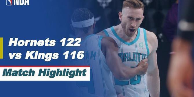 VIDEO: Highlights NBA, Charlotte Hornets Kalahkan Sacramento Kings 122-116