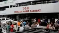 Dua warga Helvetia Kota Medan terkena tembakan salah sasaran polisi saat menangkap pelaku kejahatan.