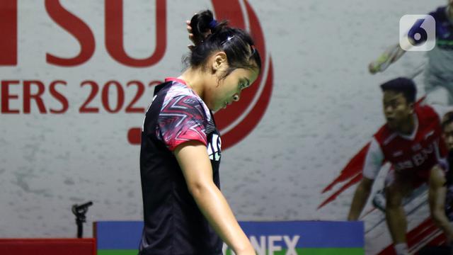 FOTO: Gregoria Mariska Tunjung Gagal Melaju ke Babak Berikutnya