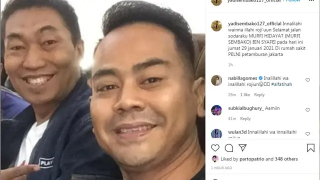 Murfi Sembako meninggal dunia