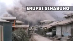 Aktifitas gunung Sinabung meningkat setidaknya telah terjadi 16 kali erupsi, kecamatan  Namanteran Karo Sumatra Utara tertutup abu vulkanik.