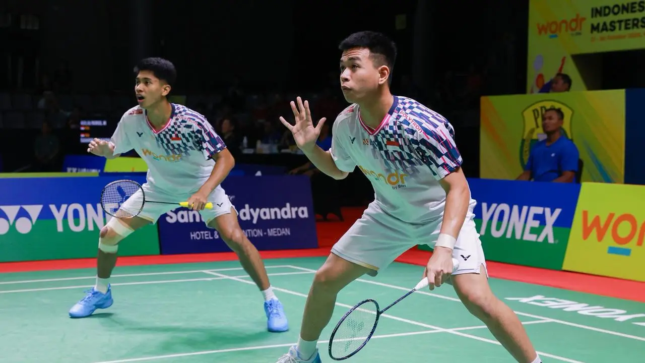 Ali Faathir Rayhan/Devin Artha Wahyudi - Indonesia Masters II 2025 - Bulu Tangkis