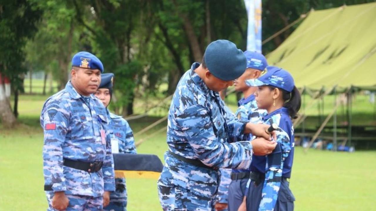 Lanud Pattimura Tanamkan Nasionalisme Kuat pada Siswa Lewat Persami KKRI 2026