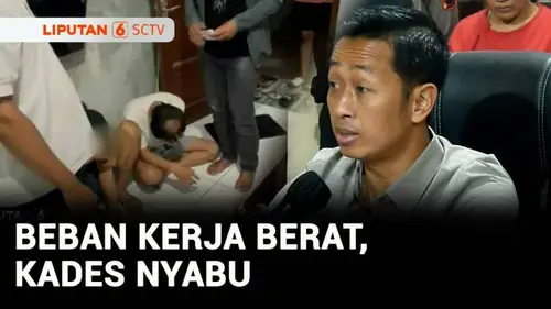 VIDEO: Kades di Magelang Keciduk Pesta Sabu, Berkilah karena Stres Beban Kerja Berat