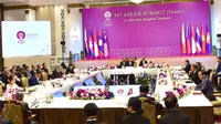 KTT ASEAN ke-34 di Bangkok, 22 Juni 2019 (kredit: Sekretariat Presiden RI)