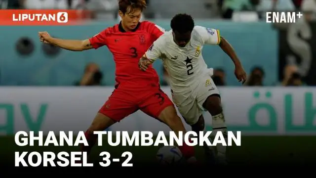 VIDEO: Highlights Piala Dunia 2022, Ghana Tumbangkan Korea Selatan 3-2