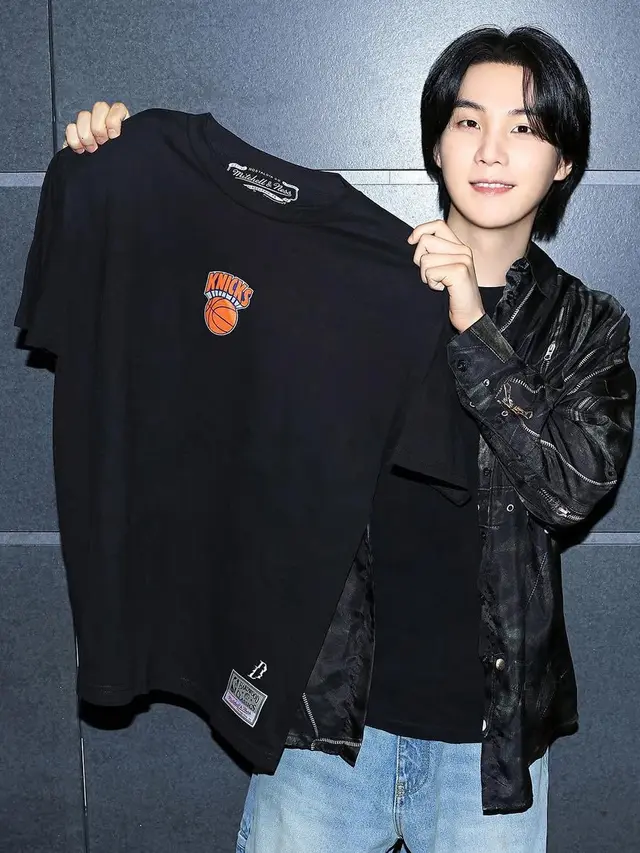 Suga BTS jadi brand ambbasador NBA