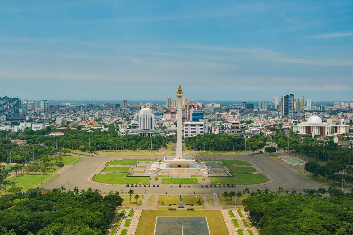 Ilustrasi Monas, Jakarta