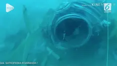Tim penyelam Koarmabar TNI AL menemukan lokasi bangkai pesawat Lion JT 610.
