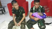 Aksi Heroik Prajurit TNI Selamatkan Bayi Korban Banjir Sentani