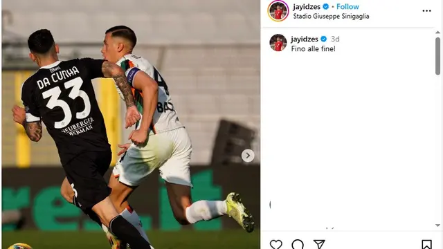Jay Idzes Tulis Caption Fino alle Fine